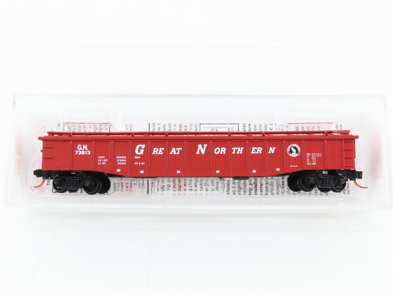 N Scale Micro-Trains MTL 10600210 GN Great Northern 50' Gondola 73813 RTR