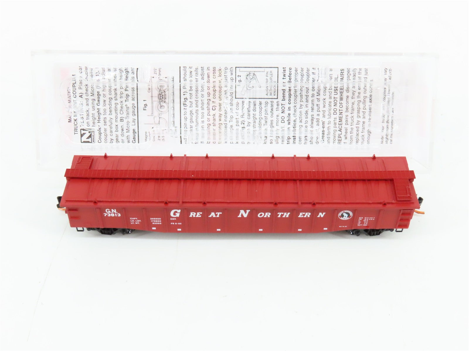 N Scale Micro-Trains MTL 10600210 GN Great Northern 50' Gondola 73813 RTR
