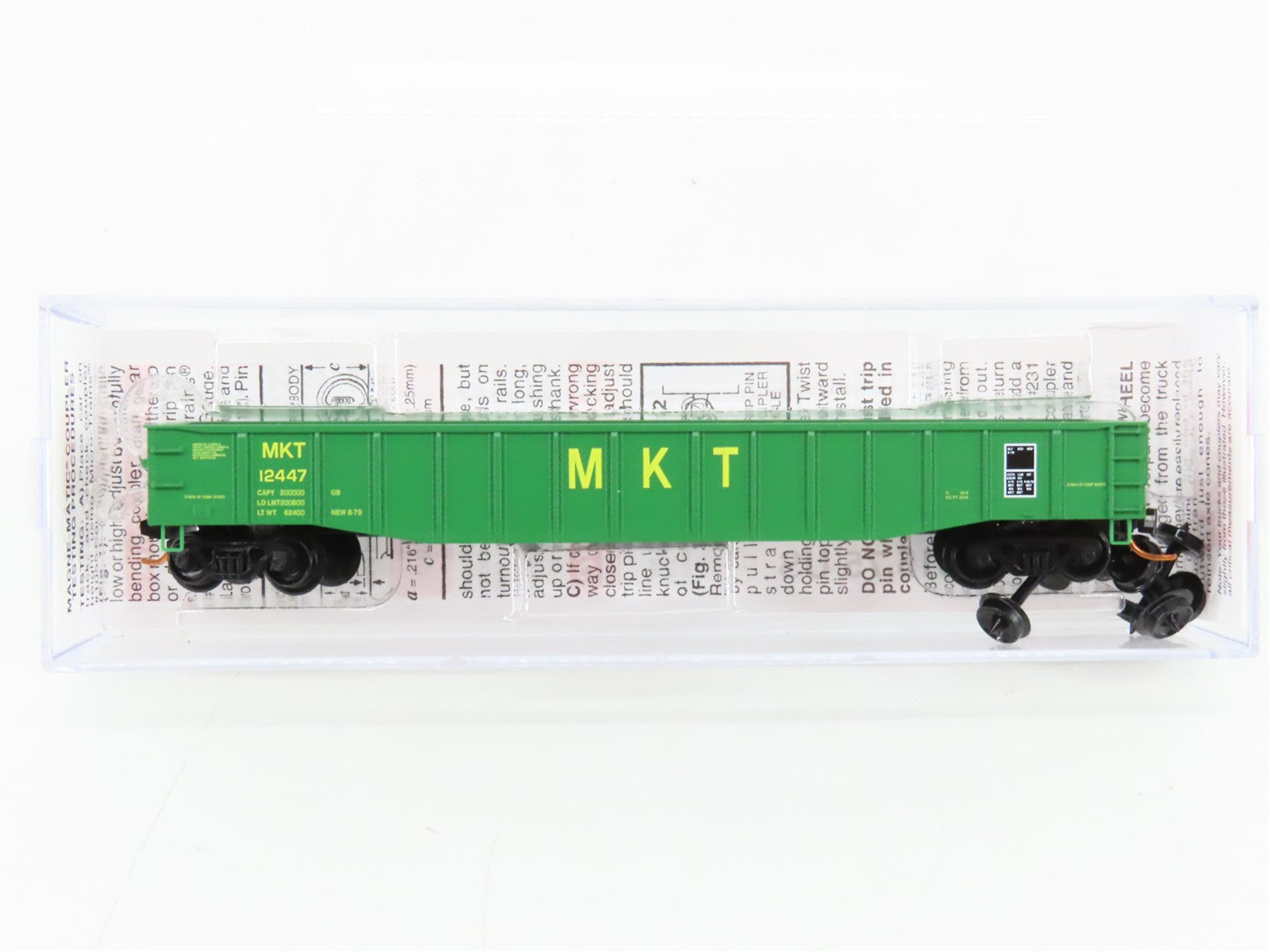 N Scale Micro-Trains MTL 10500590 Missouri-Kansas-Texas Railroad 50' Gondola RTR