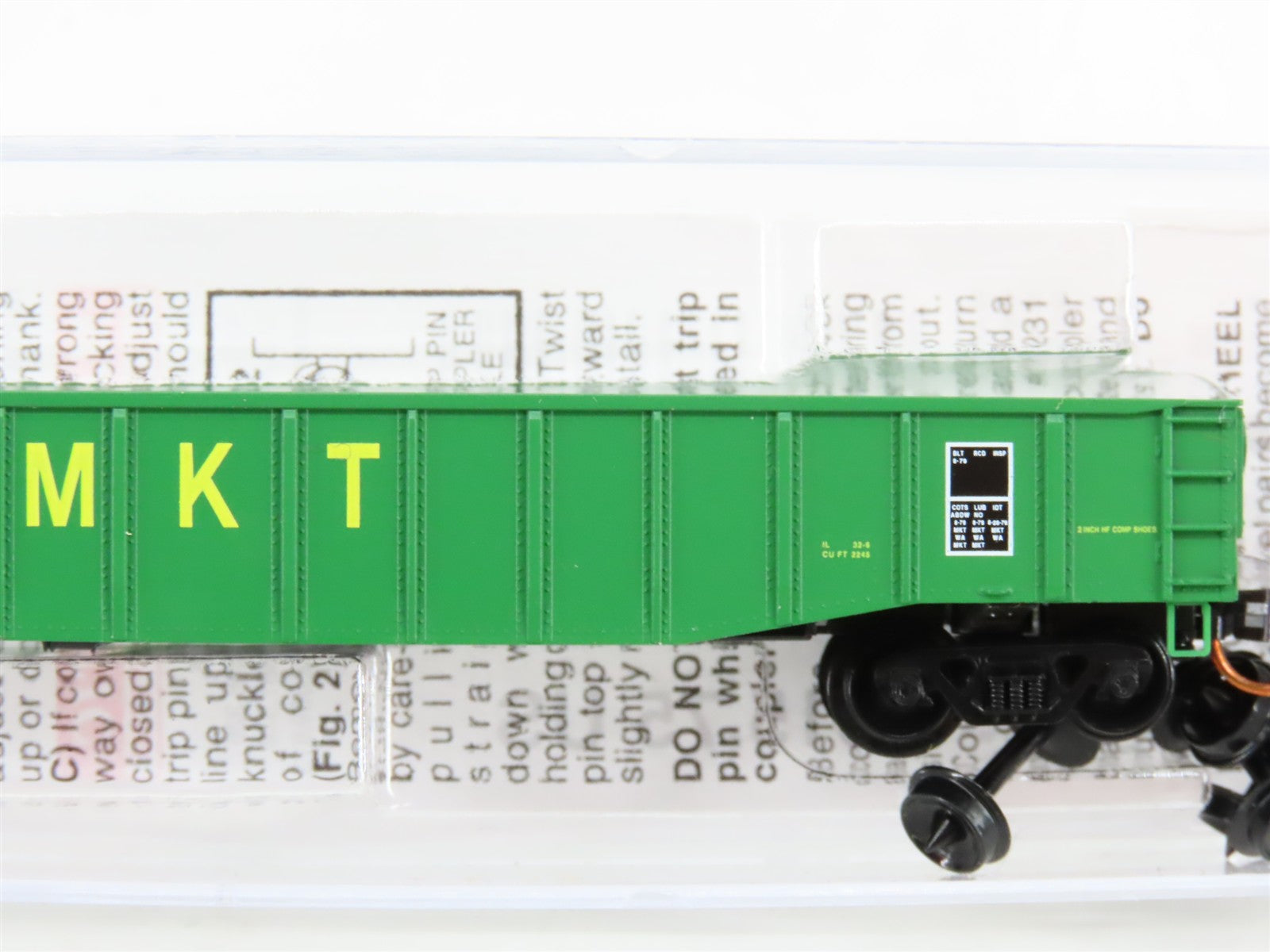 N Scale Micro-Trains MTL 10500590 Missouri-Kansas-Texas Railroad 50' Gondola RTR