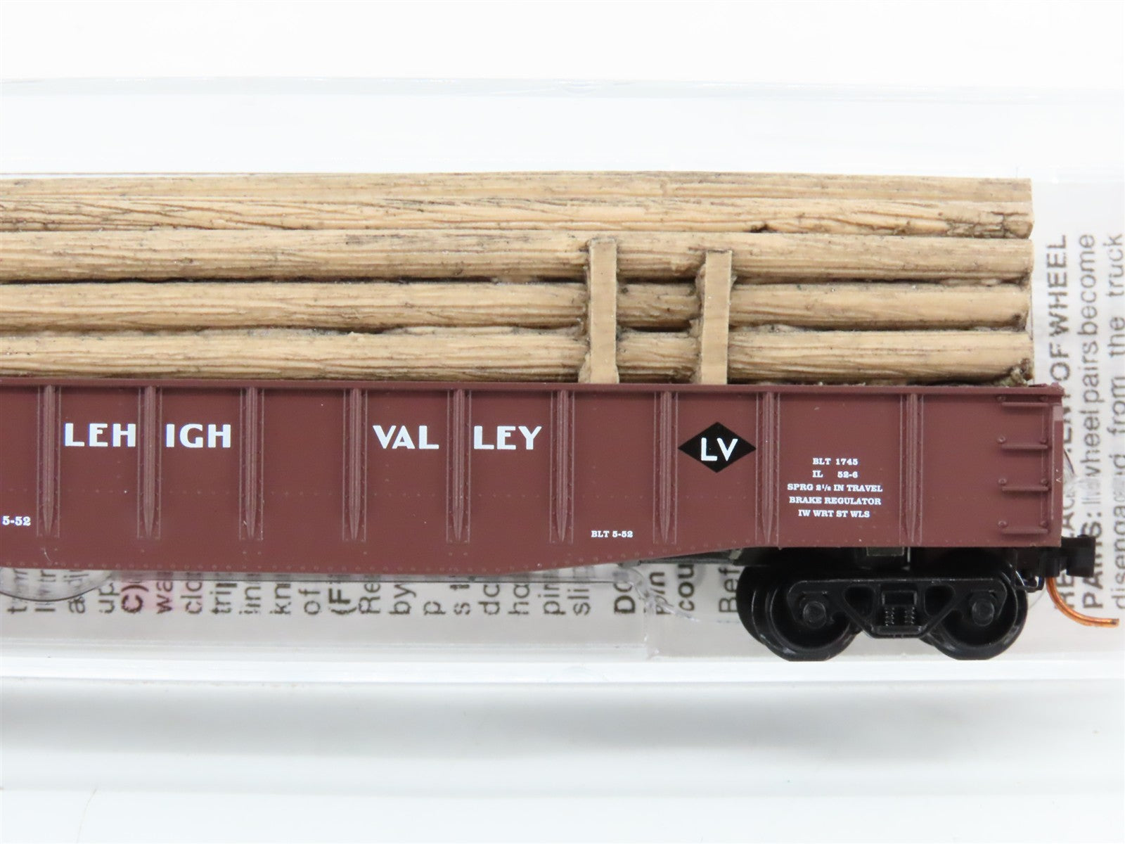 N Scale Micro-Trains MTL 04600100 LV Lehigh Valley 50' Gondola 33350 RTR