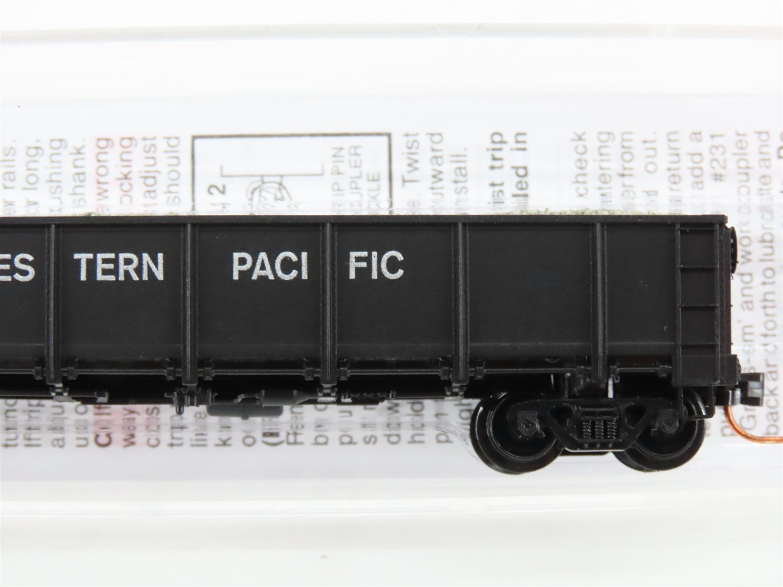 N Scale Micro-Trains MTL 08300031 WP Western Pacific 40' Gondola 9248 RTR