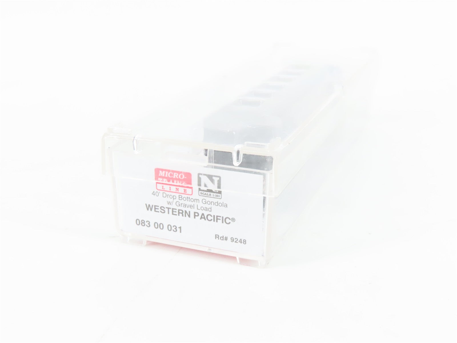 N Scale Micro-Trains MTL 08300031 WP Western Pacific 40' Gondola 9248 RTR