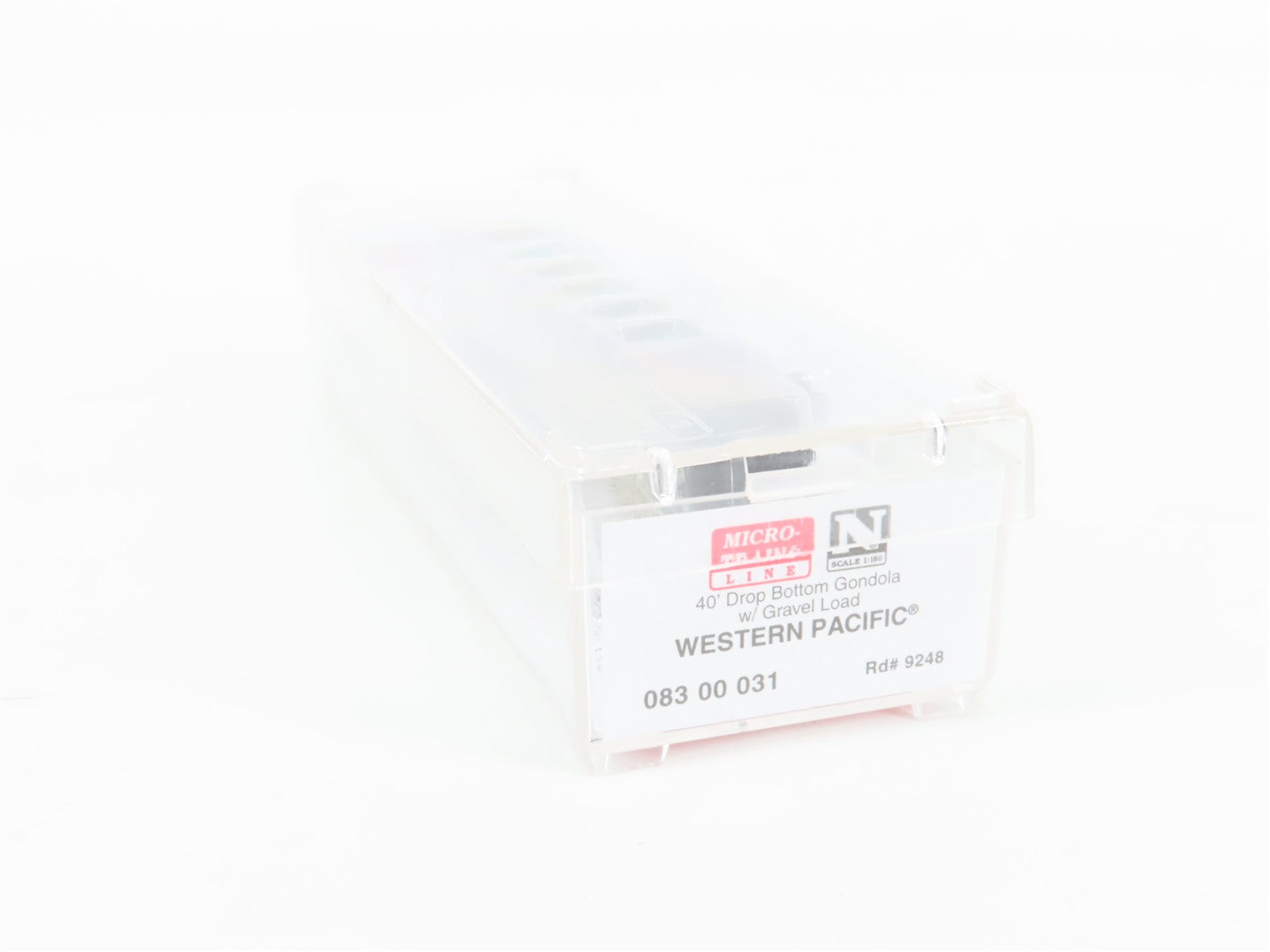 N Scale Micro-Trains MTL 08300031 WP Western Pacific 40' Gondola 9248 RTR