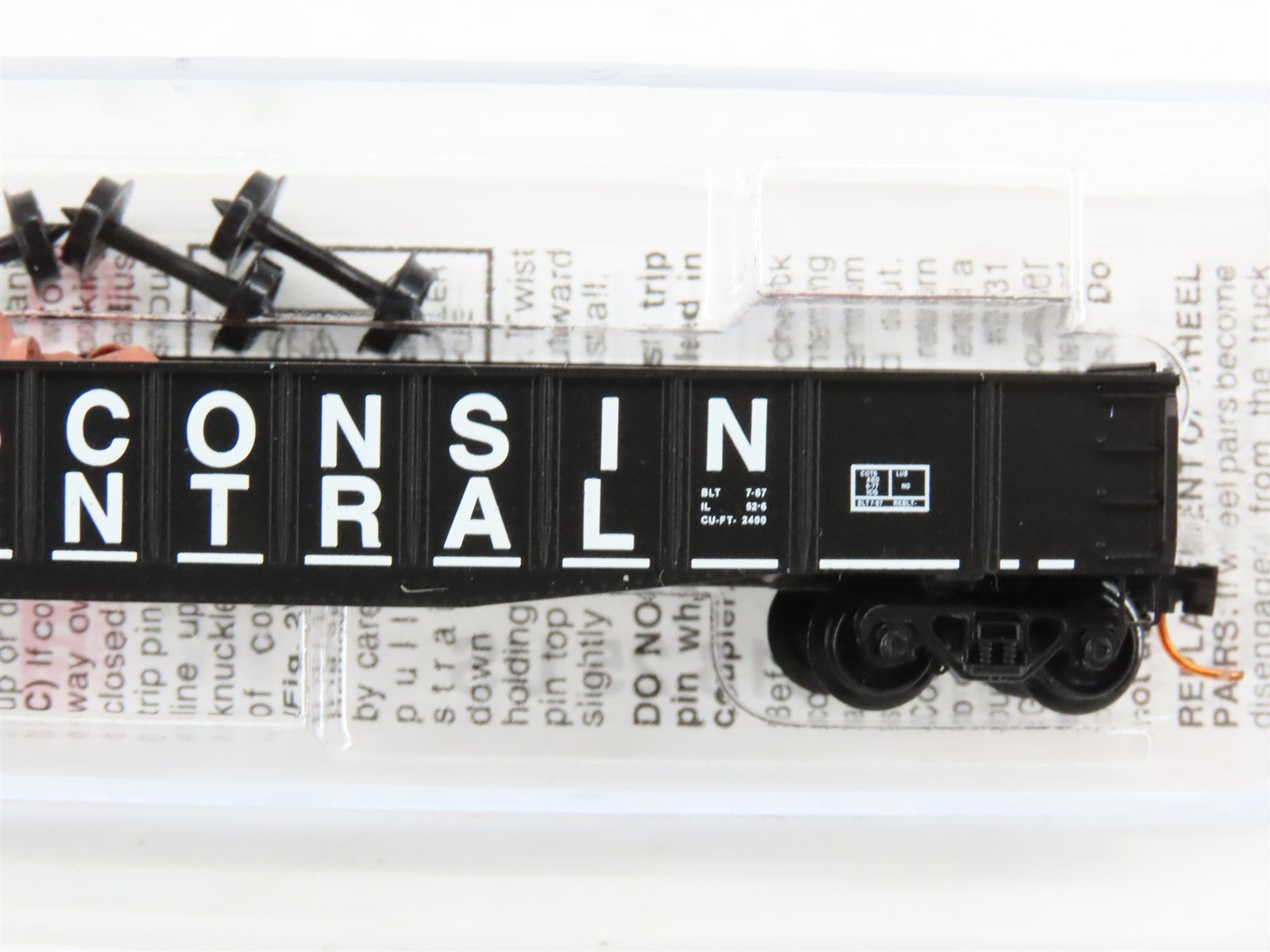 N Scale Micro-Trains MTL 04600330 WC Wisconsin Central 50' Gondola 55136 RTR