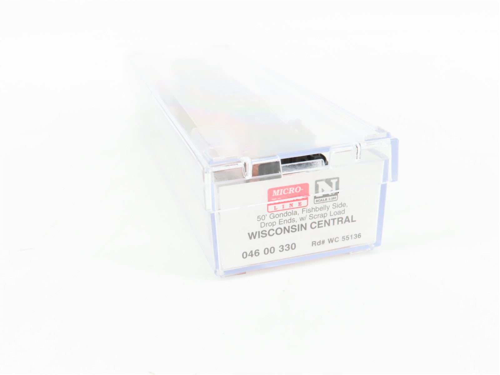 N Scale Micro-Trains MTL 04600330 WC Wisconsin Central 50' Gondola 55136 RTR