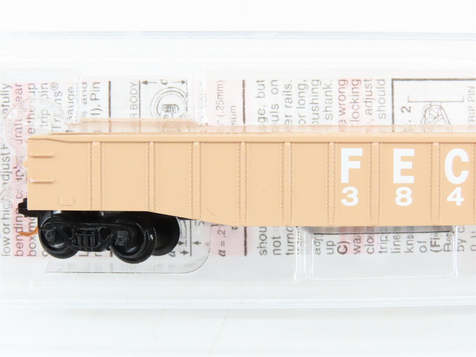 N Scale Micro-Trains MTL 10500516 FEC Florida East Coast 50' Gondola 3842 RTR