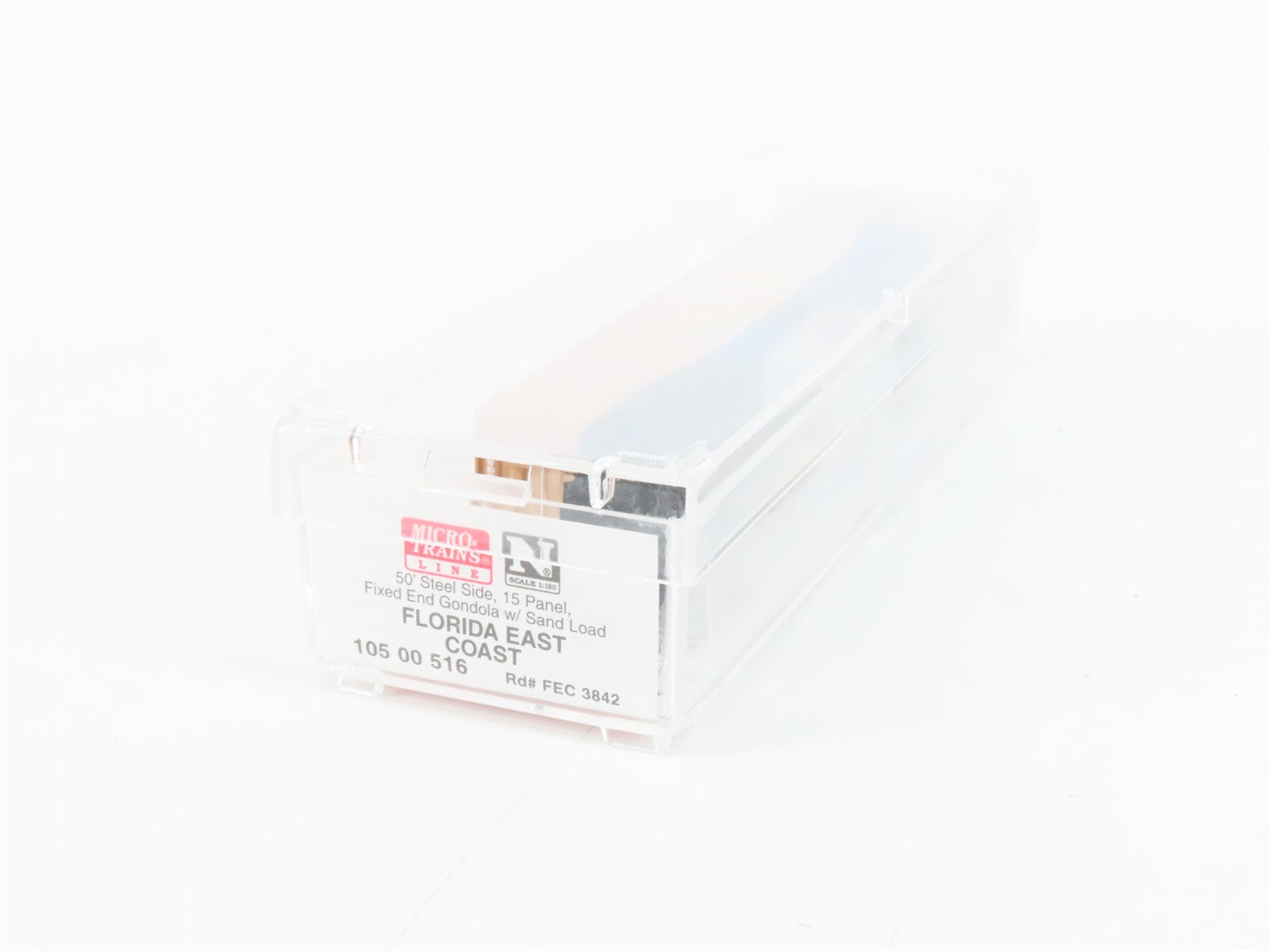 N Scale Micro-Trains MTL 10500516 FEC Florida East Coast 50' Gondola 3842 RTR