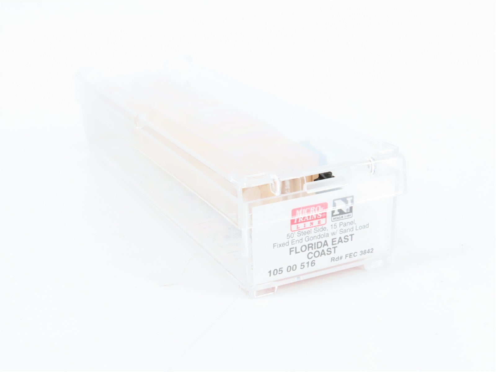 N Scale Micro-Trains MTL 10500516 FEC Florida East Coast 50' Gondola 3842 RTR