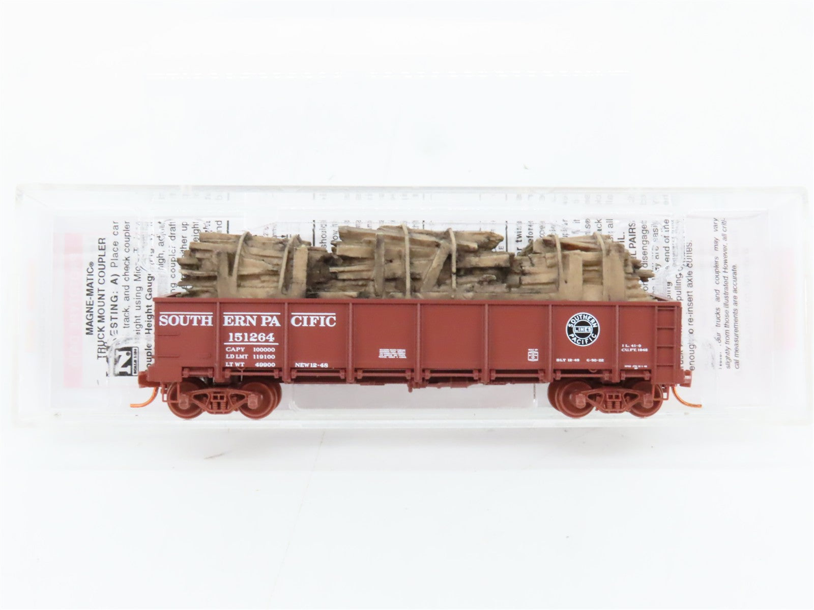 N Scale Micro-Trains MTL 08300081 Southern Pacific 40' Drop Bottom Gondola RTR