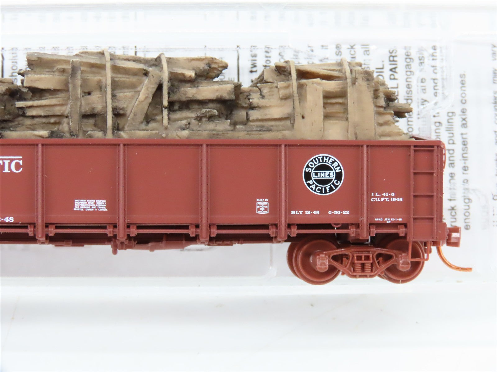 N Scale Micro-Trains MTL 08300081 Southern Pacific 40' Drop Bottom Gondola RTR