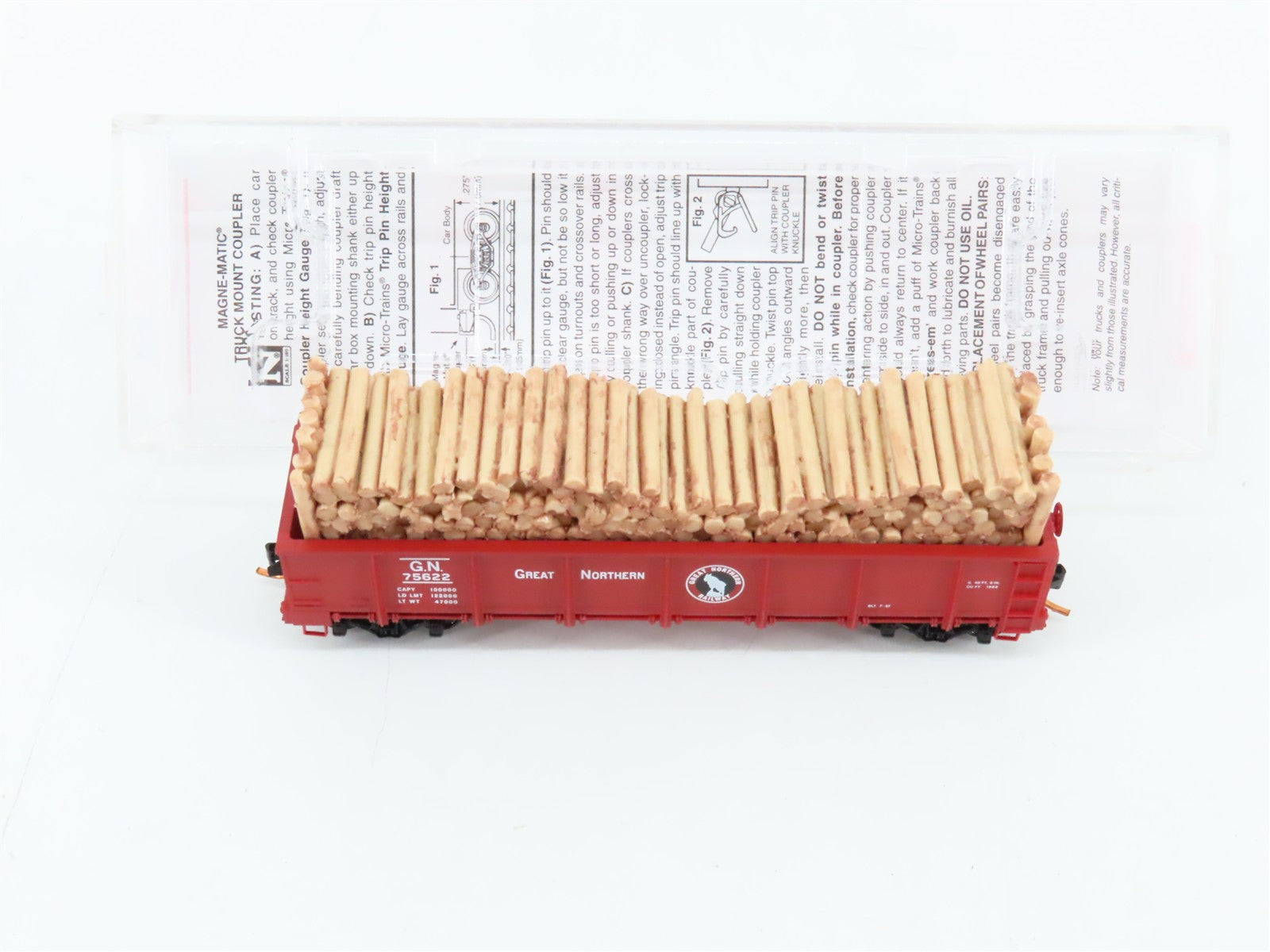 N Scale Micro-Trains MTL 08300052 GN Great Northern 40' Drop Bottom Gondola RTR