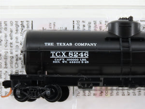 N Scale Micro-Trains MTL 06500681 TCX Texaco 39' Single Dome Tank Car 8246