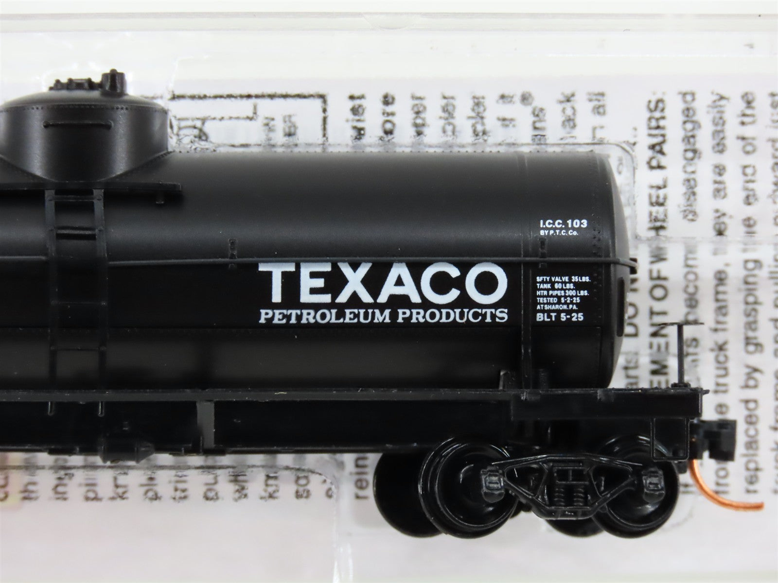 N Scale Micro-Trains MTL 06500681 TCX Texaco 39' Single Dome Tank Car 8246
