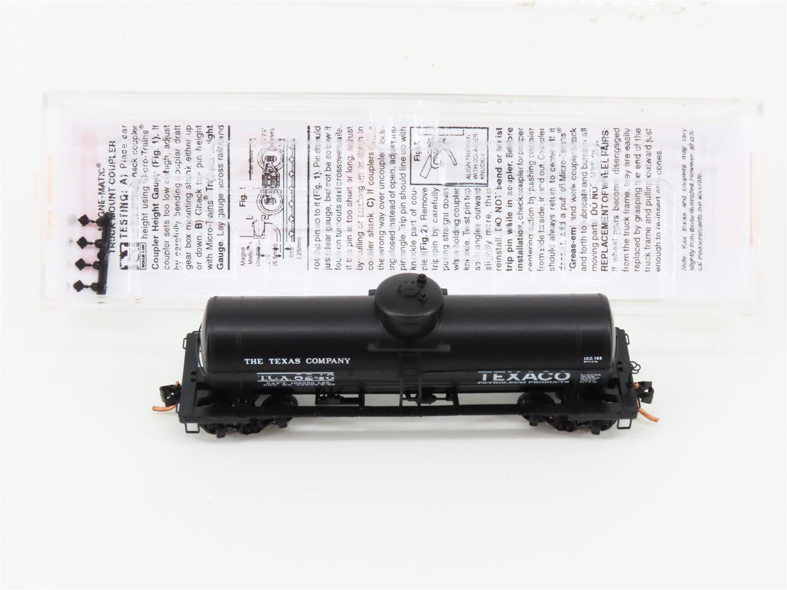 N Scale Micro-Trains MTL 06500681 TCX Texaco 39' Single Dome Tank Car 8246