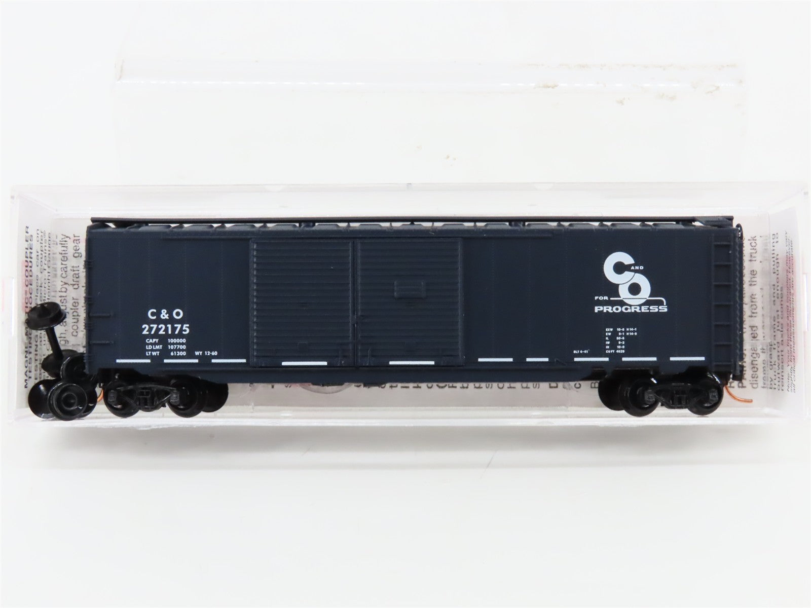 N Scale Micro-Trains MTL 78070 C&O Chesapeake & Ohio 50' Auto Box Car 272175