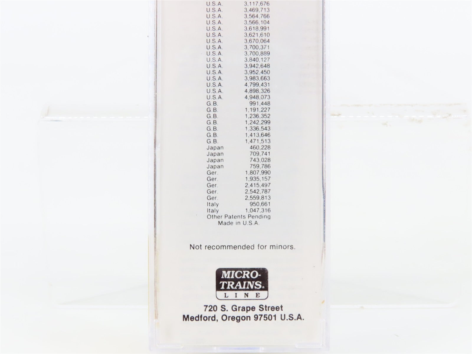 N Scale Micro-Trains MTL 24130 CR Conrail 40' Box Car 252689