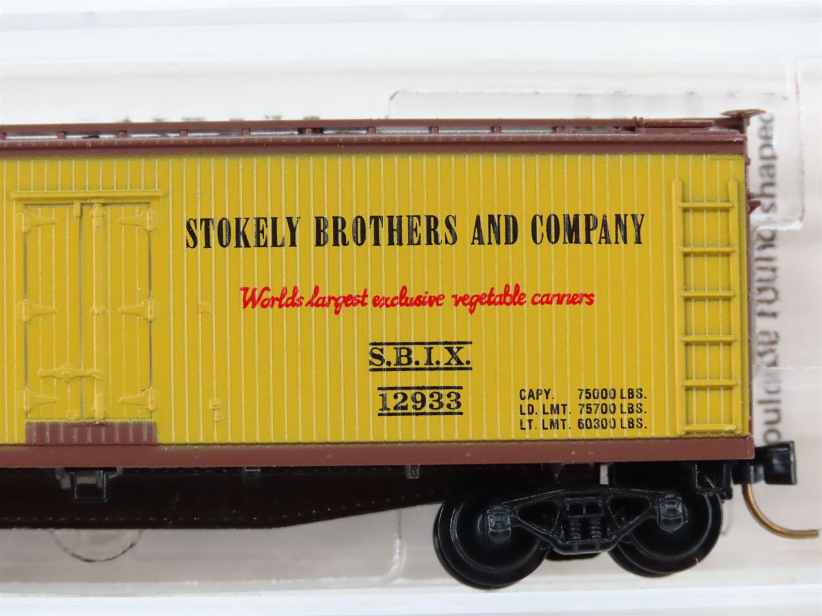 N Scale Micro-Trains MTL 49340 SBIX Stokely Brothers and Company Reefer 12933