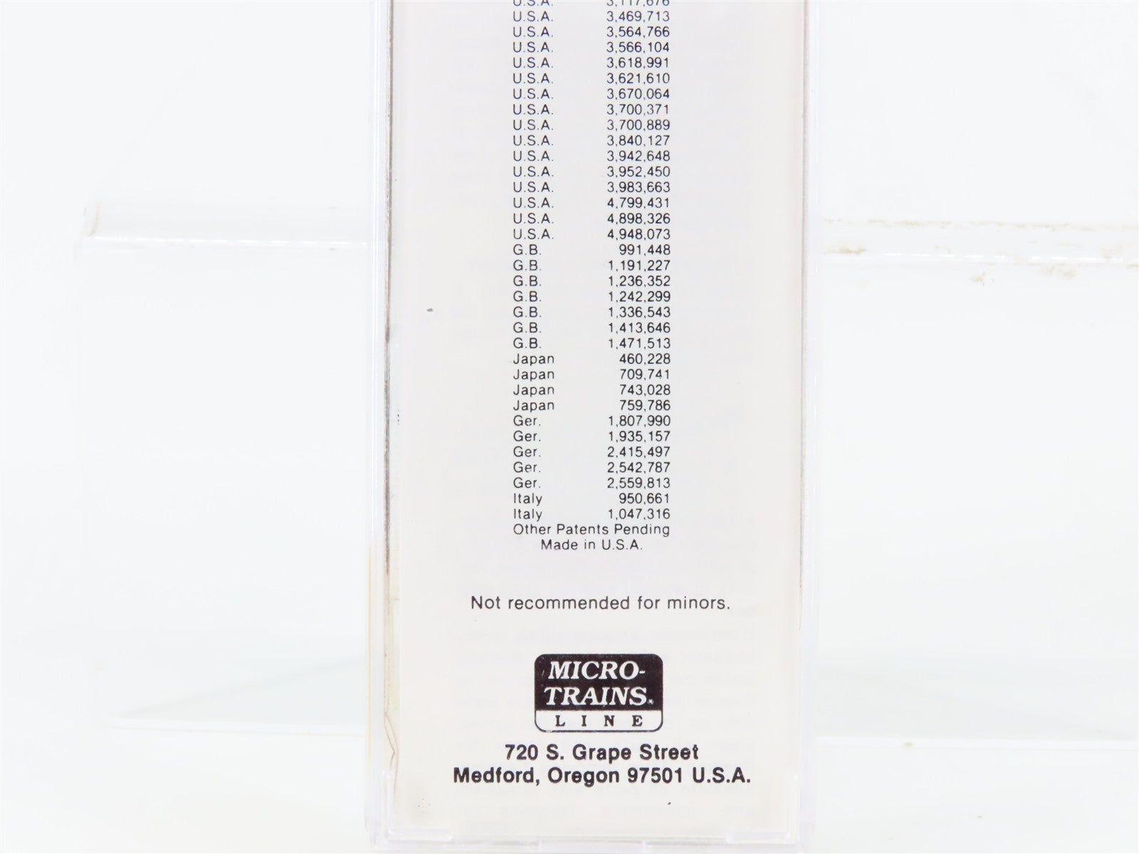 N Scale Micro-Trains MTL 20076 WP Western Pacific 40' Box Car 15293