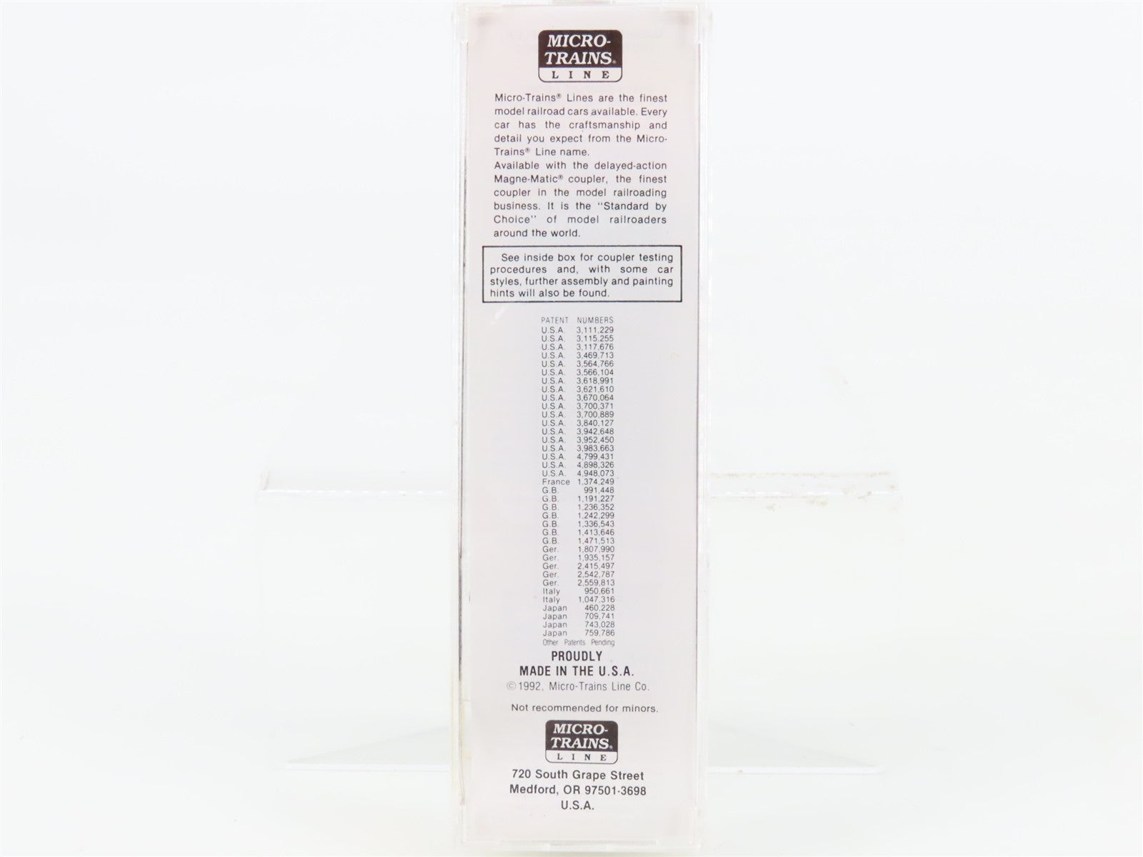N Scale Micro-Trains MTL 20096 FEC Florida East Coast 40' Box Car 21035