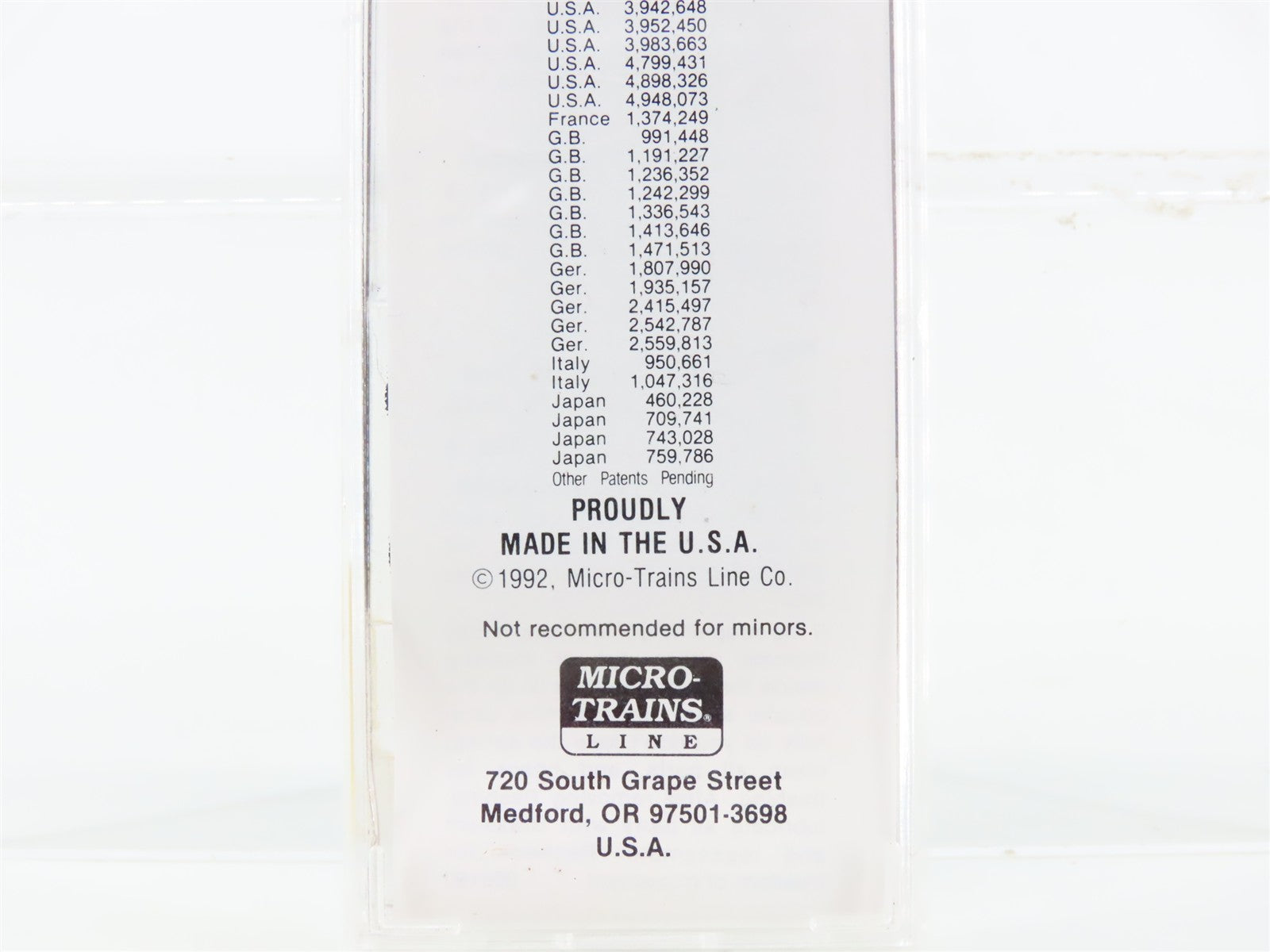 N Scale Micro-Trains MTL 20096 FEC Florida East Coast 40' Box Car 21035