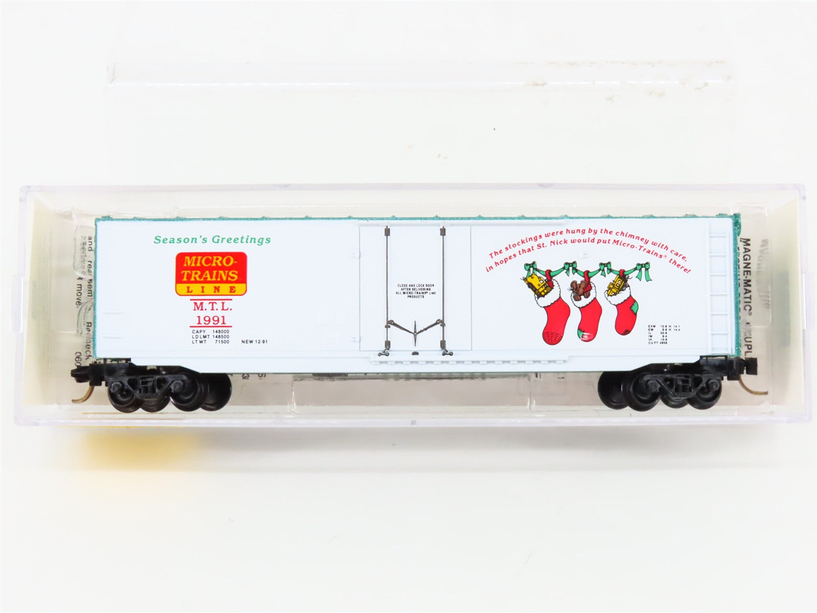 N Scale Micro-Trains MTL 38170 MTL Micro-Trains Line 50' Box Car 1991