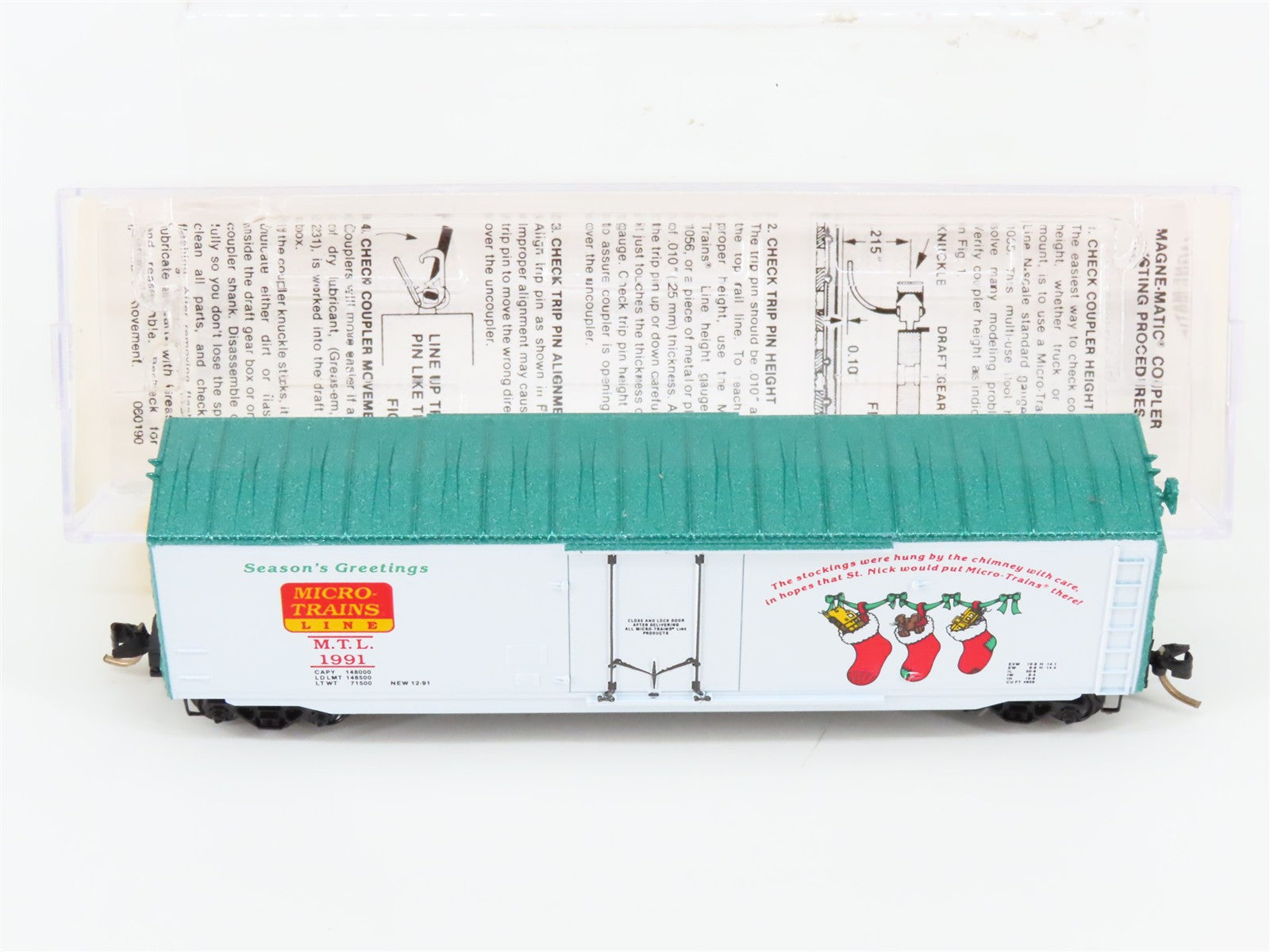 N Scale Micro-Trains MTL 38170 MTL Micro-Trains Line 50' Box Car 1991