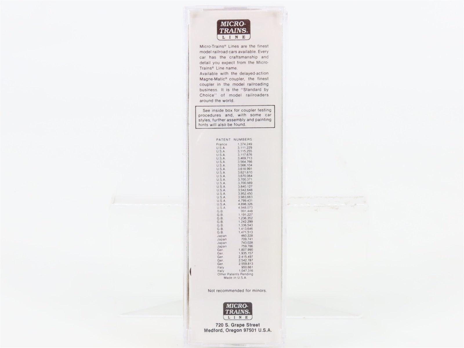 N Scale Micro-Trains MTL 38170 MTL Micro-Trains Line 50' Box Car 1991