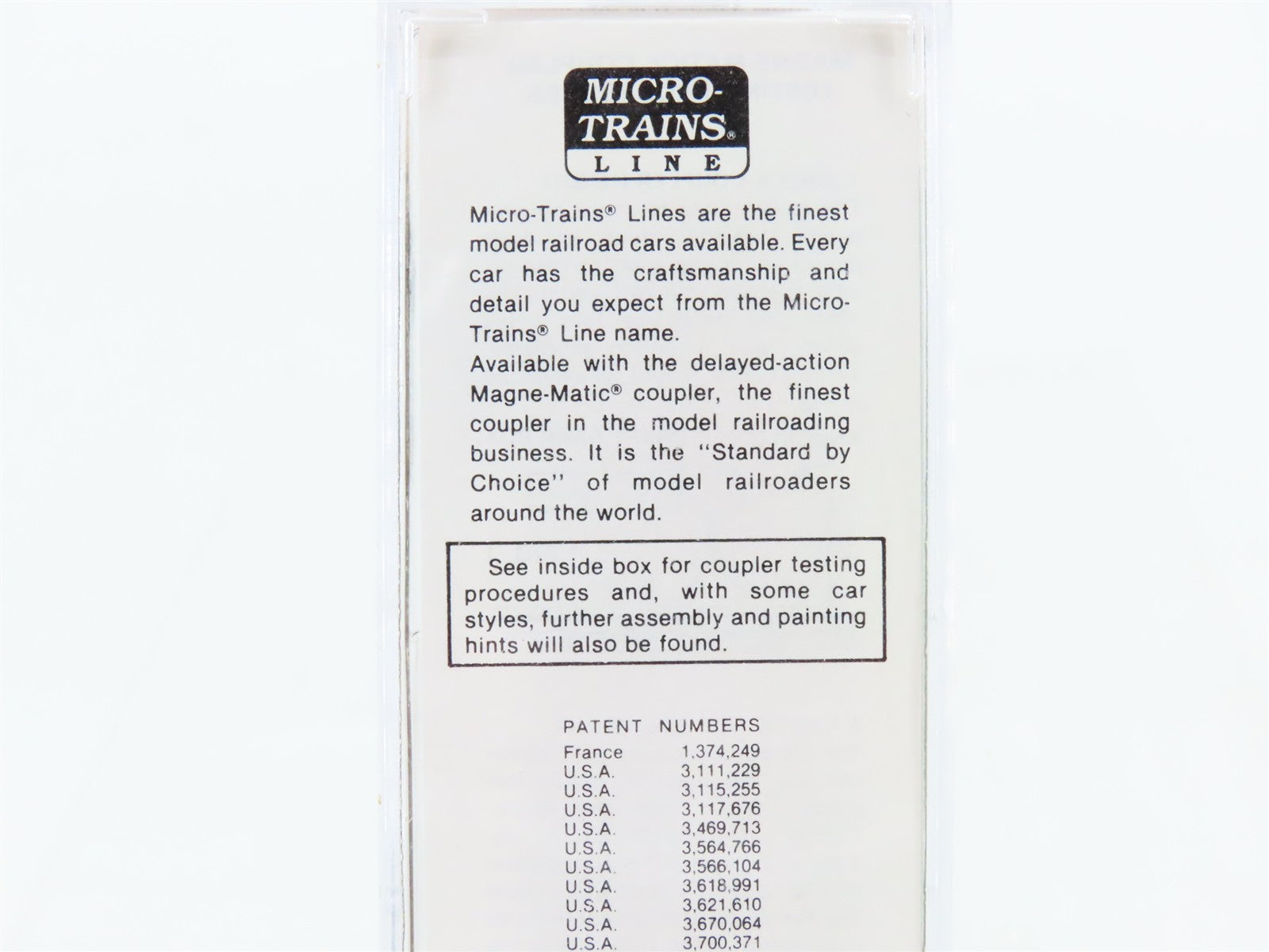 N Scale Micro-Trains MTL 38170 MTL Micro-Trains Line 50' Box Car 1991