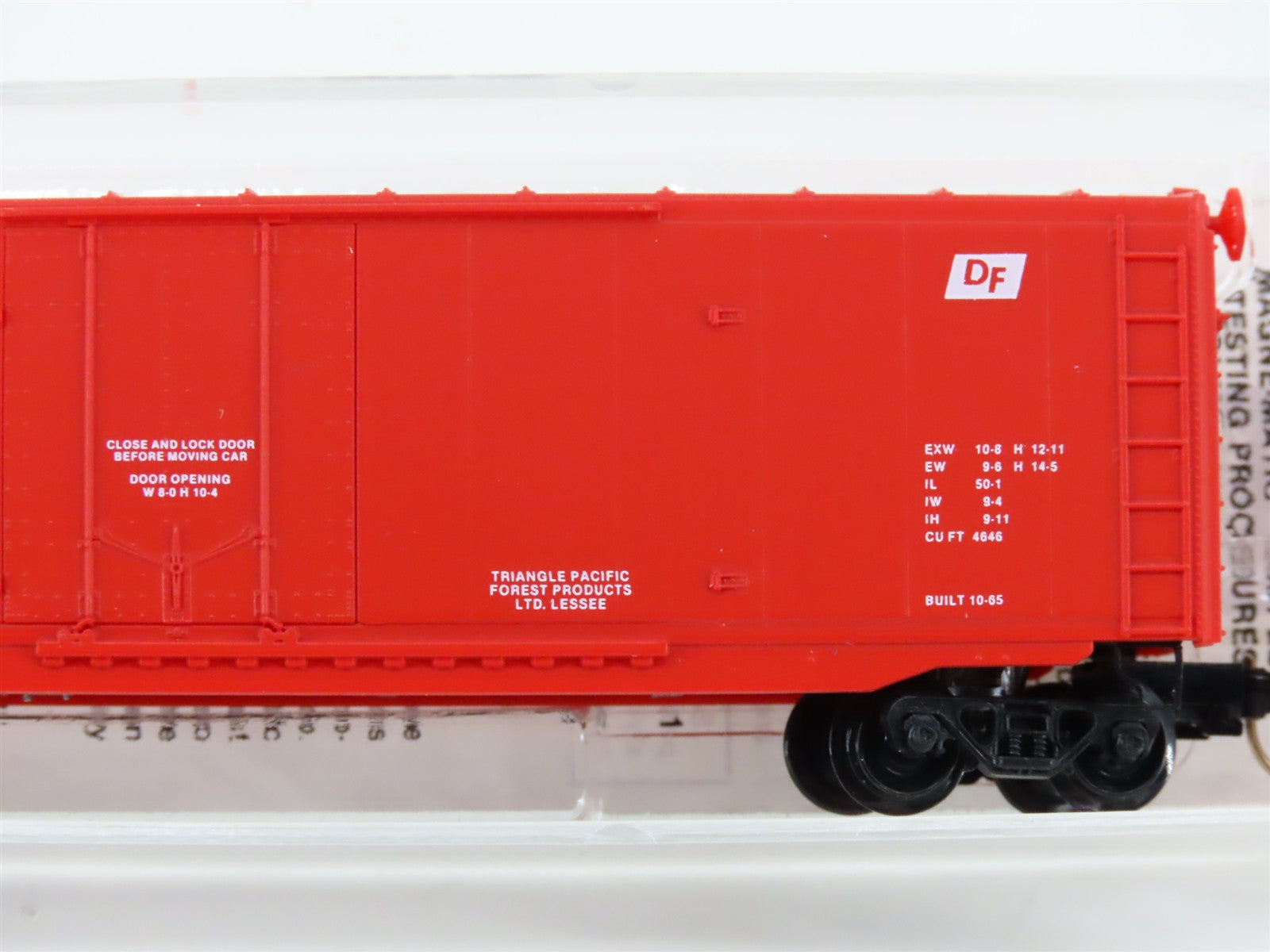 N Scale Micro-Trains MTL 38130 TPFX Triangle Pacific 50' Box Car 5515