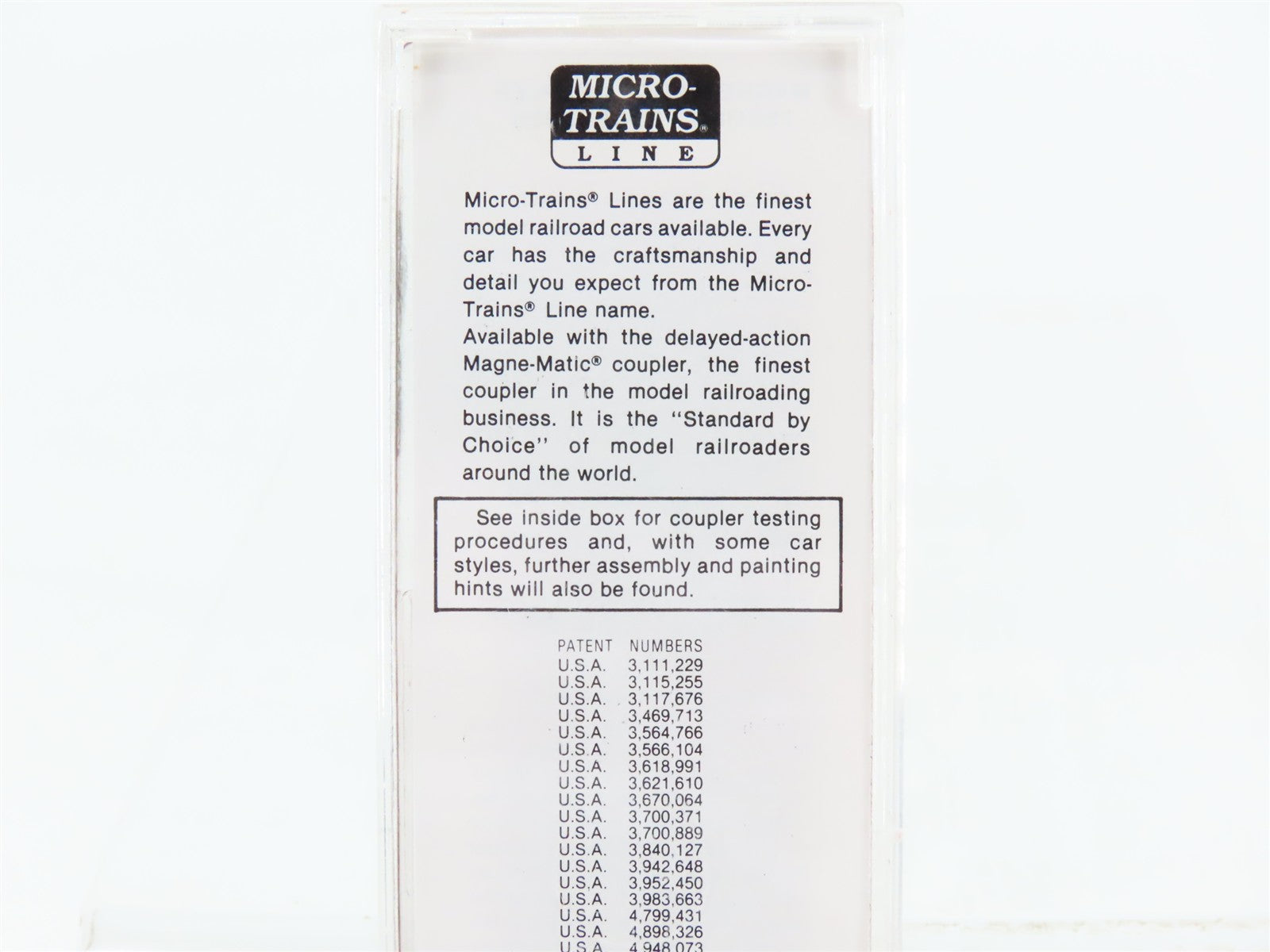 N Scale Micro-Trains MTL 38130 TPFX Triangle Pacific 50' Box Car 5515