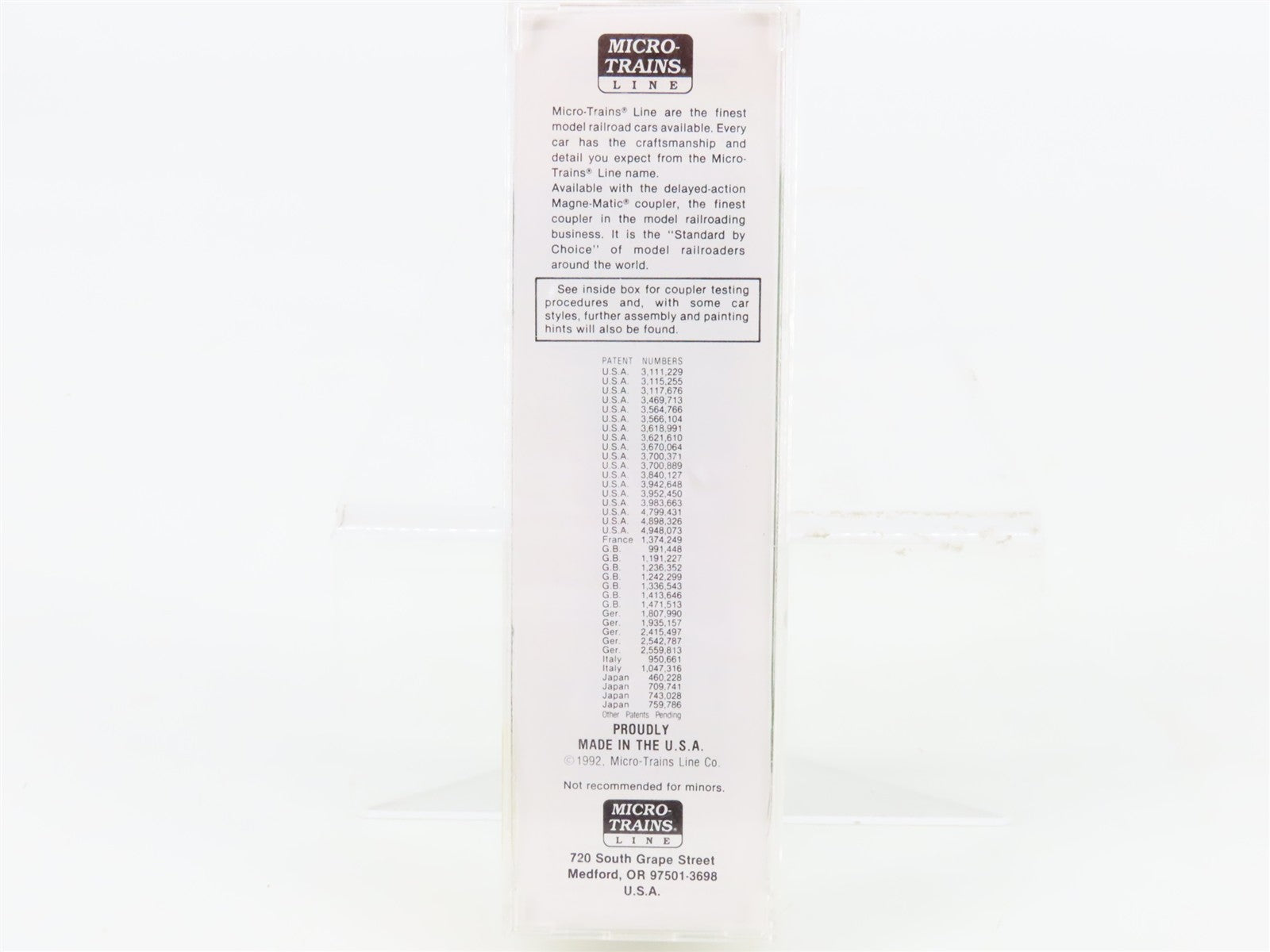 N Scale Micro-Trains MTL 22010 BN Burlington Northern 40' Box Car 190345