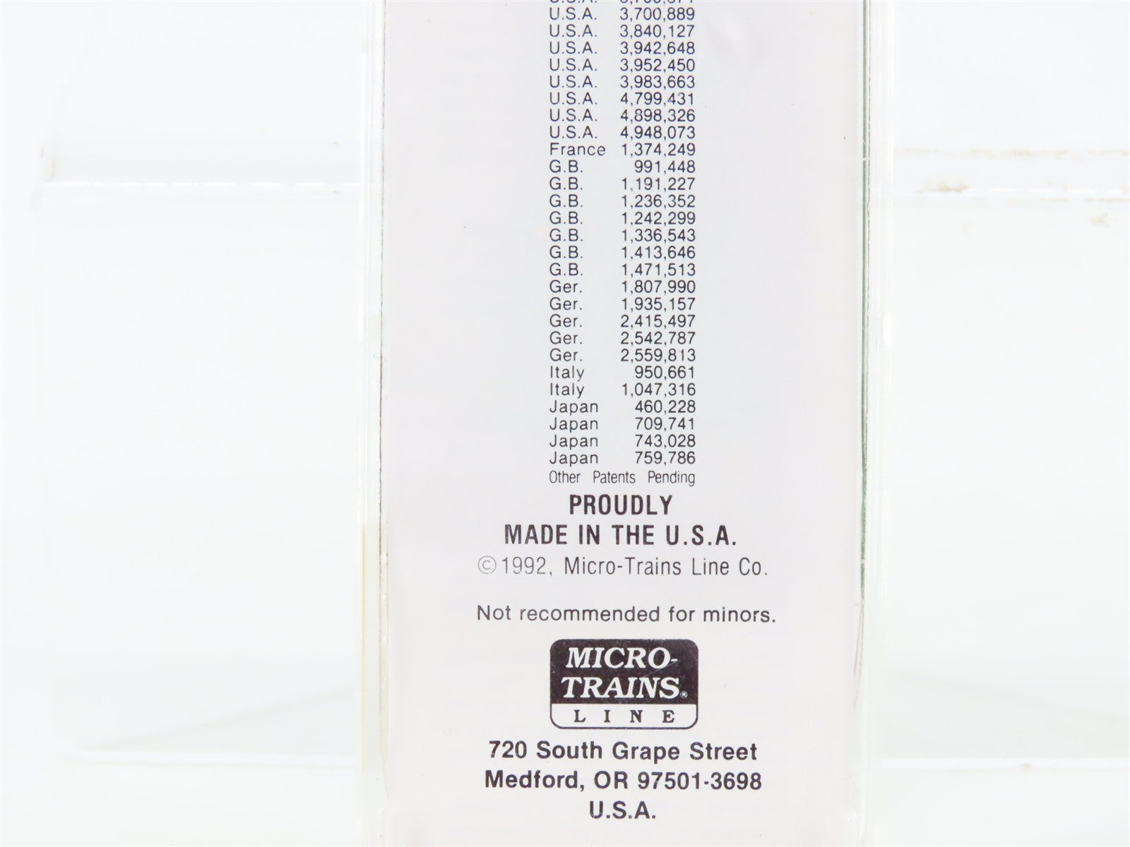 N Scale Micro-Trains MTL 22010 BN Burlington Northern 40' Box Car 190345