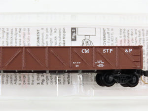 N Scale Micro-Trains MTL 60010 Chicago, Milwaukee, St. Paul & Pacific Gondola