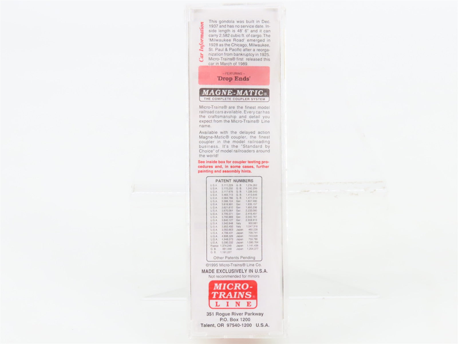 N Scale Micro-Trains MTL 60010 Chicago, Milwaukee, St. Paul & Pacific Gondola
