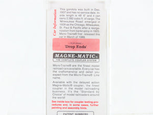 N Scale Micro-Trains MTL 60010 Chicago, Milwaukee, St. Paul & Pacific Gondola