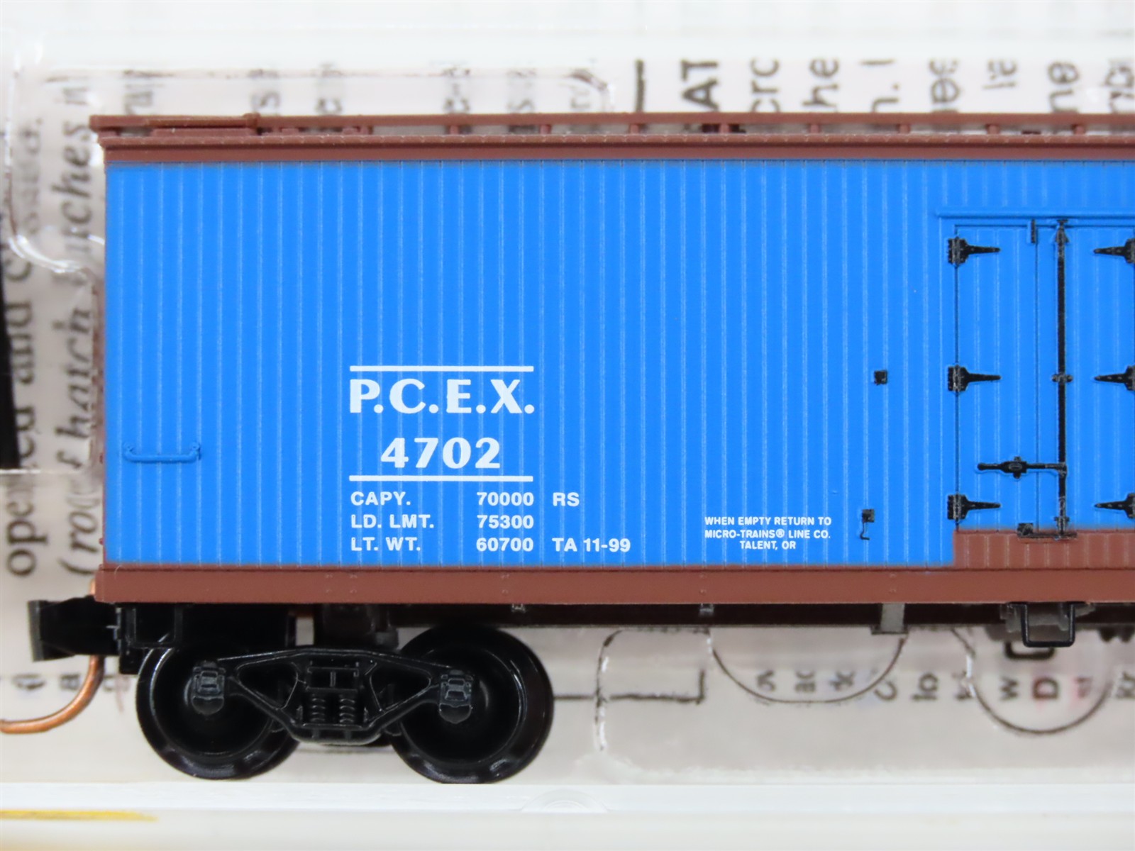 N Scale Micro-Trains MTL 47340 PCEX Pepsi-Cola 40' Reefer 4702