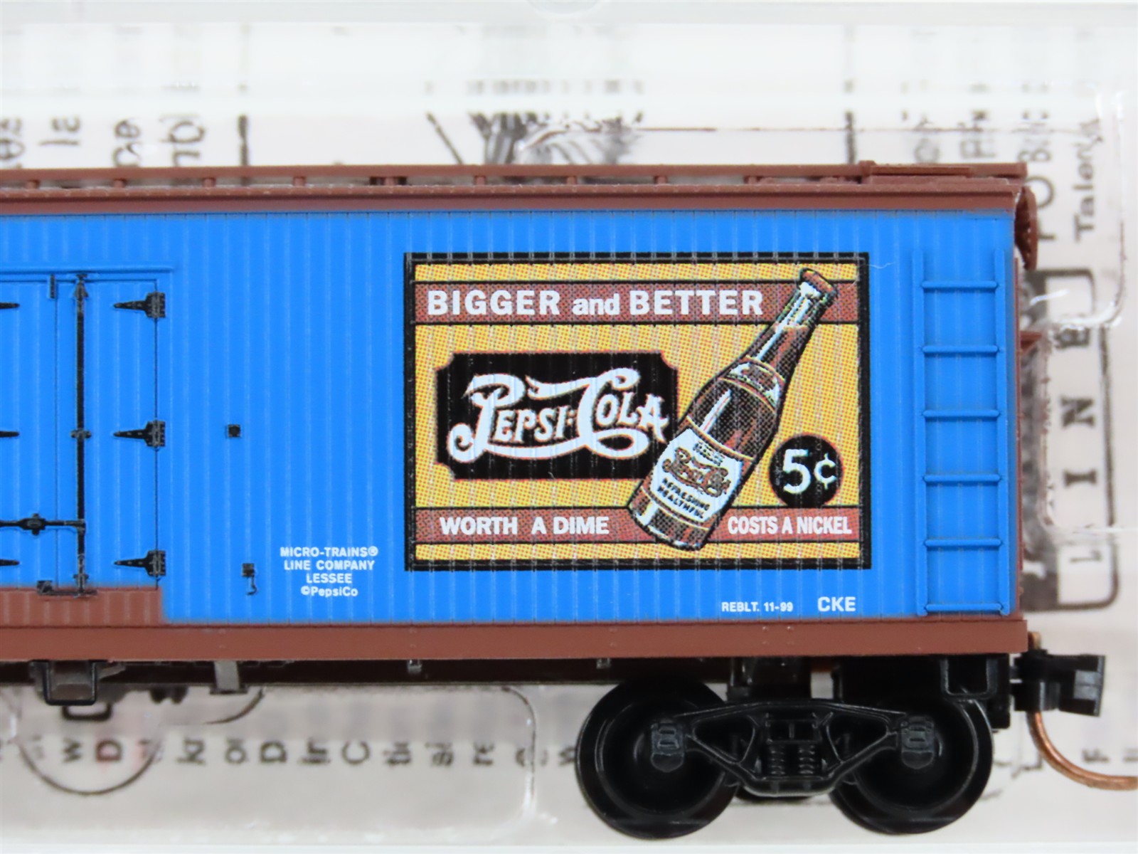 N Scale Micro-Trains MTL 47340 PCEX Pepsi-Cola 40' Reefer 4702