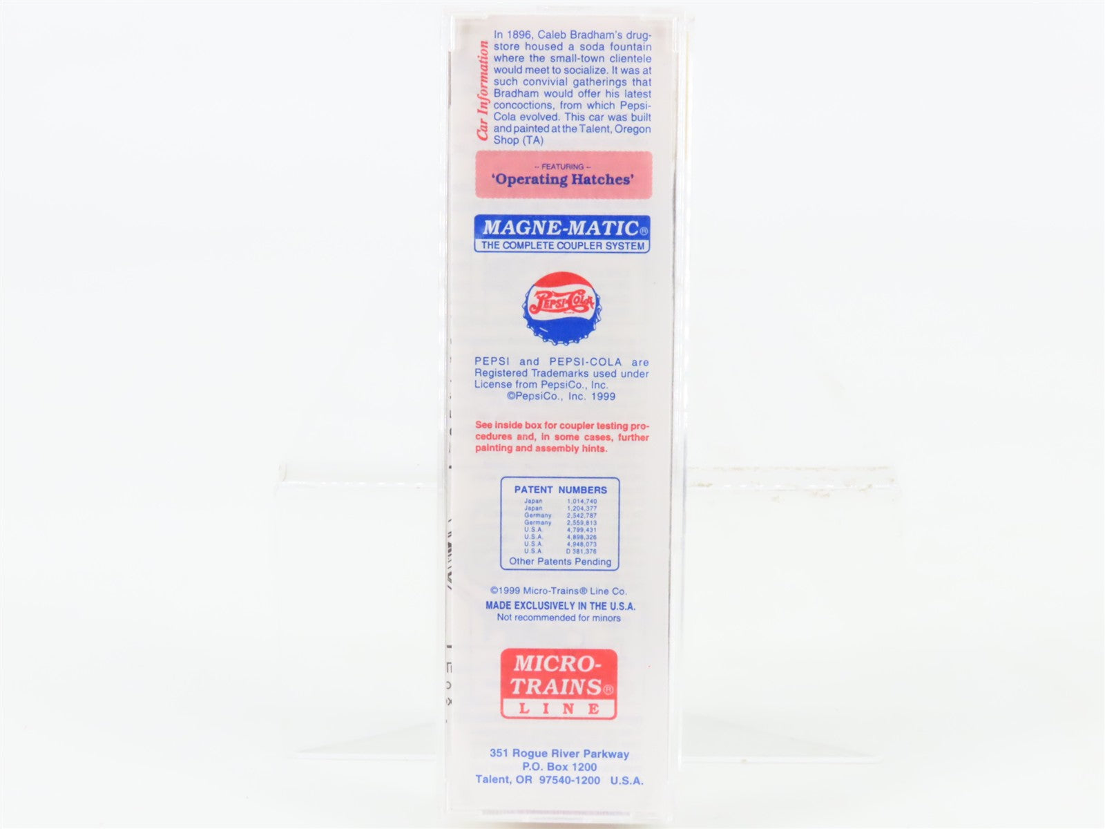 N Scale Micro-Trains MTL 47340 PCEX Pepsi-Cola 40' Reefer 4702