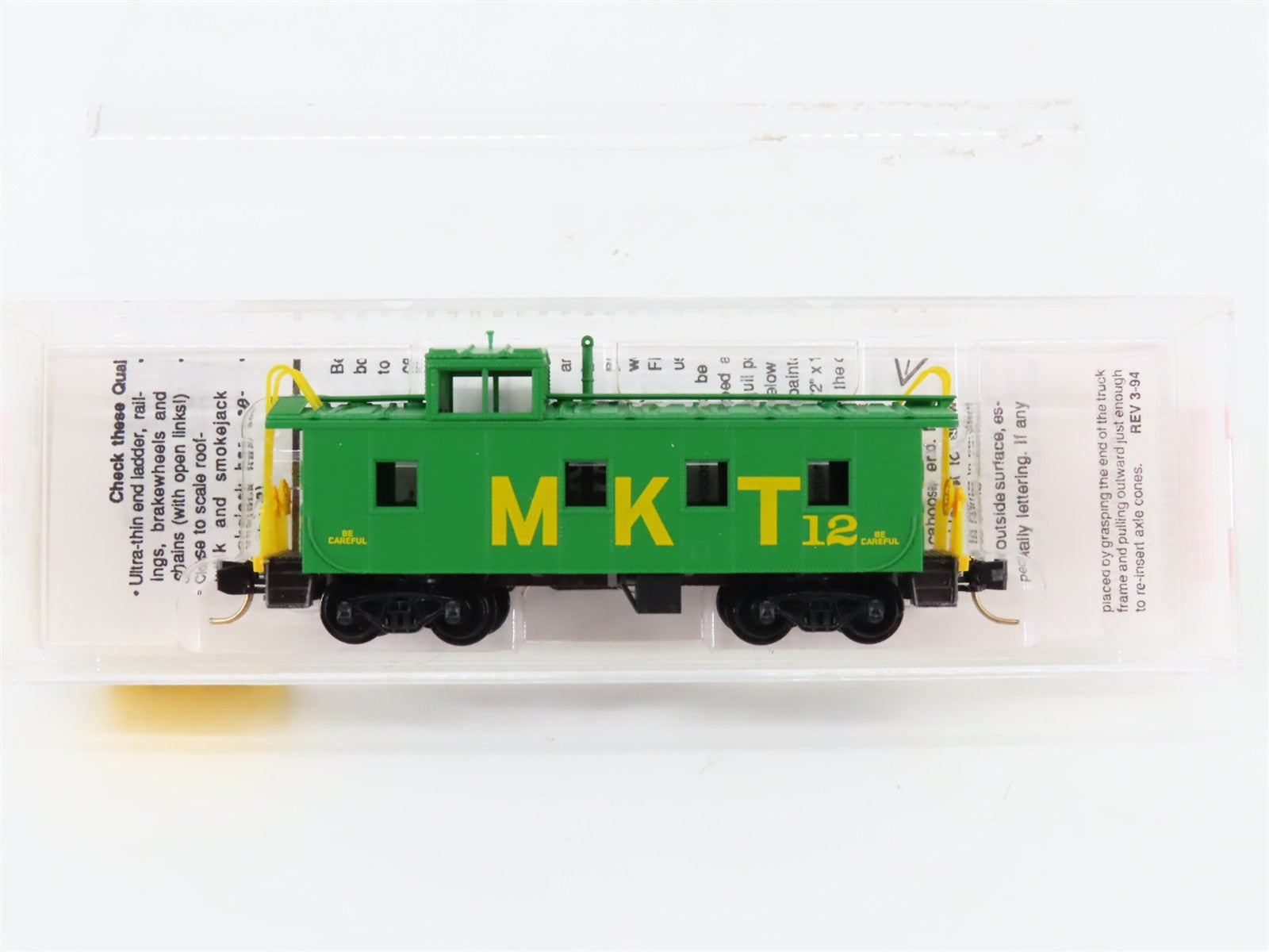 N Scale Micro-Trains MTL 100040 MKT Missouri-Kansas-Texas 36' Caboose 12