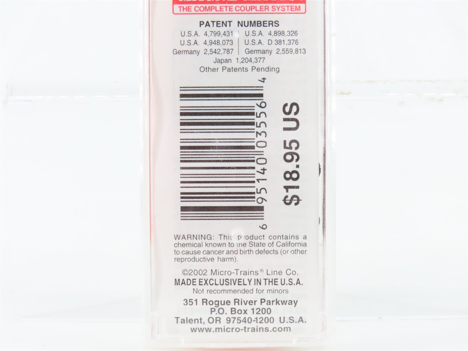 N Scale Micro-Trains MTL 21300 HFC Hershey's / Reese's 40' Box Car 7602