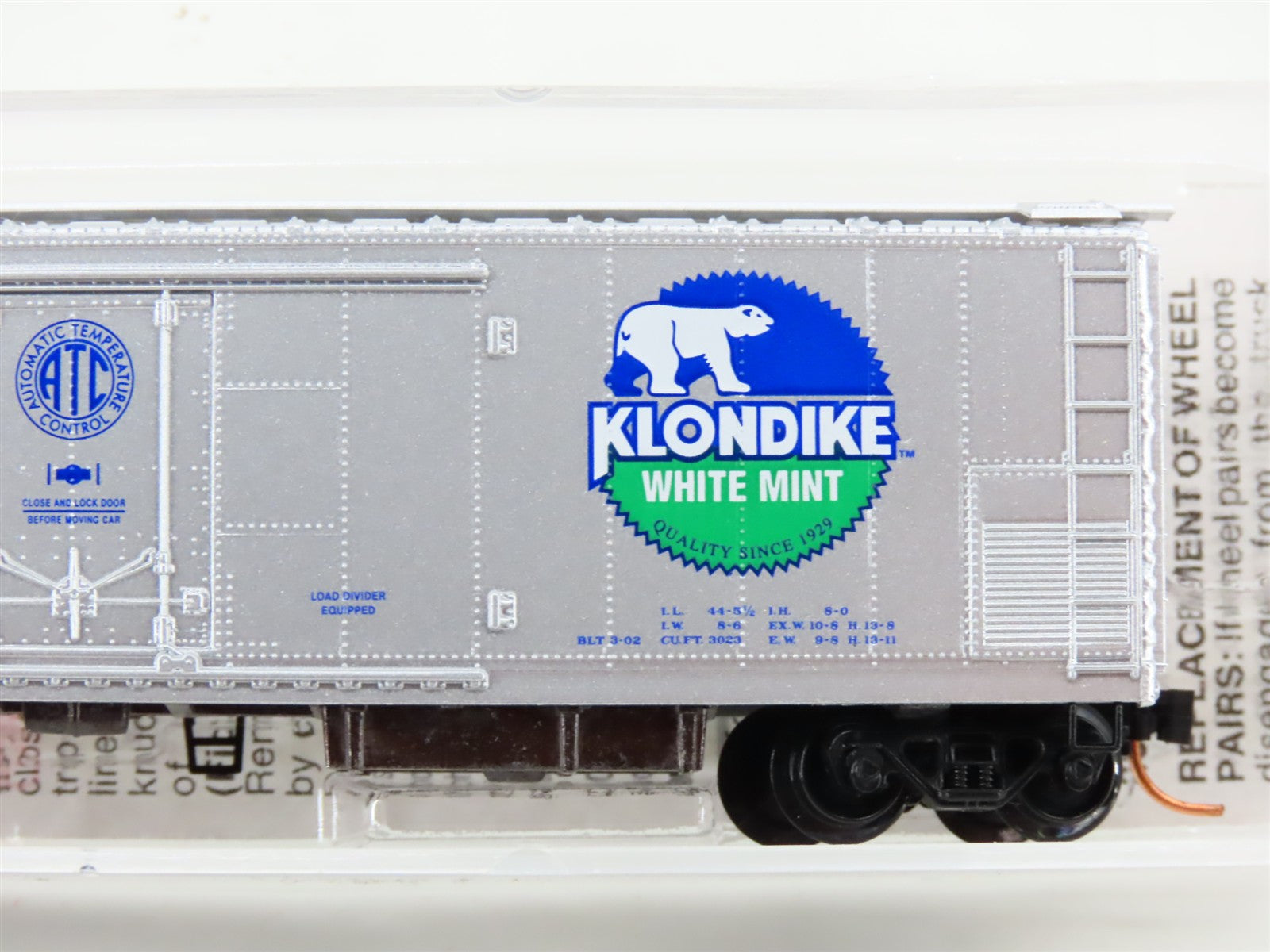 N Scale Micro-Trains MTL 69170 GH Klondike White Mint Mechanical Reefer 696