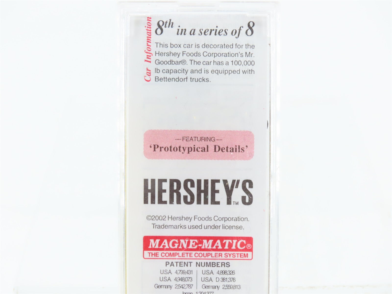 N Scale Micro-Trains MTL 21310 HFC Hershey's 40' Box Car 9002