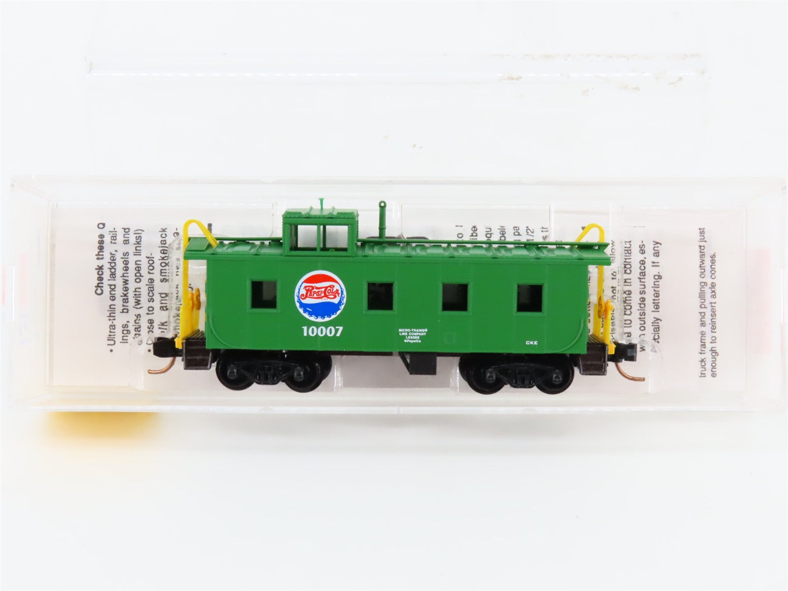 N Scale Micro-Trains MTL 100080 Pepsi-Cola 36' Caboose 10007