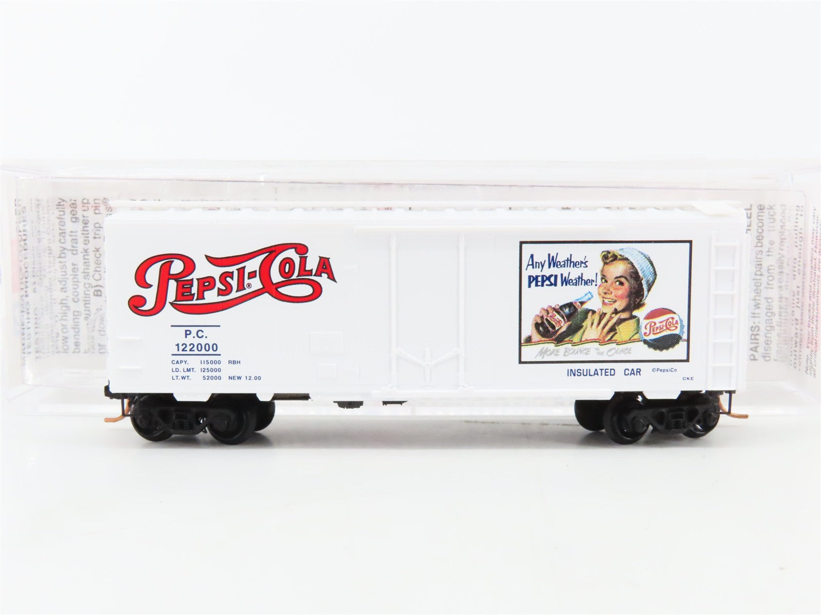 N Scale Micro-Trains MTL 21270 P.C. Pepsi-Cola 40' Box Car 122000