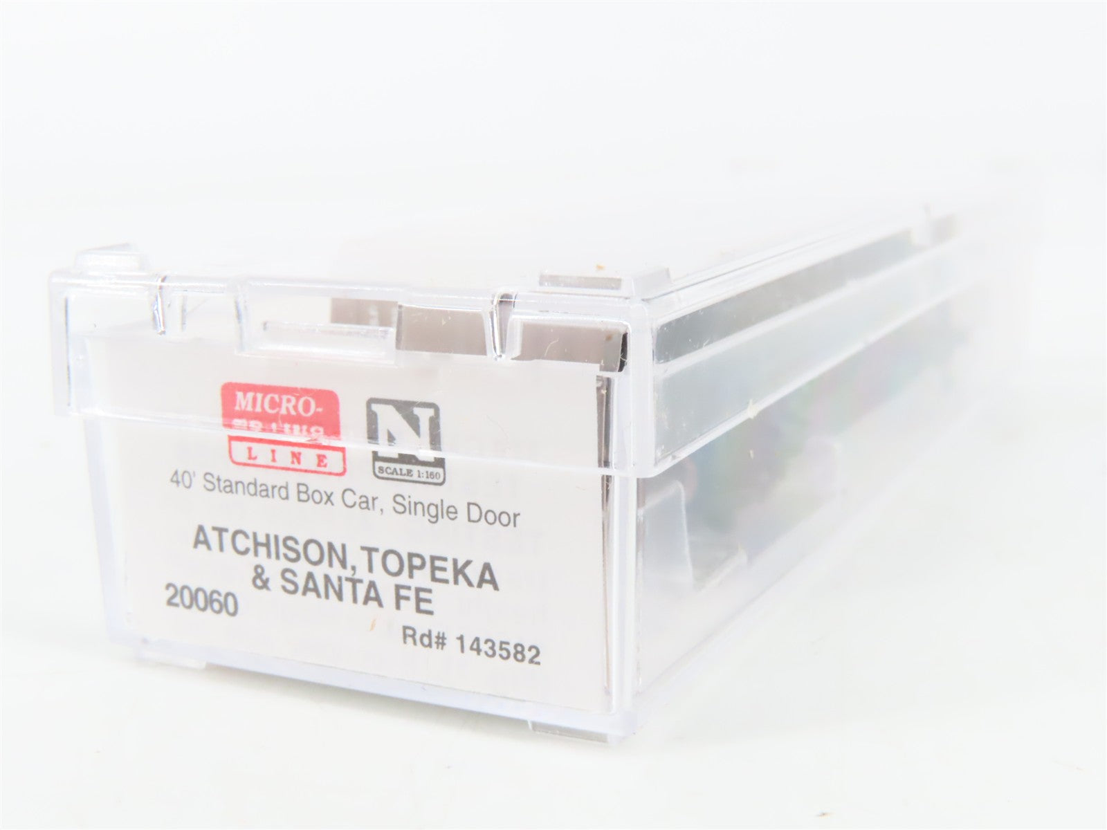 N Scale Micro-Trains MTL 20060 ATSF Santa Fe 40' Box Car 143582