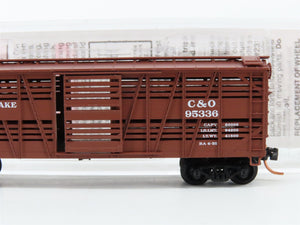 N Scale Micro-Trains MTL 35180 C&O Chesapeake & Ohio 40' Stock/Cattle Car 95336