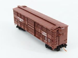 N Scale Micro-Trains MTL 35180 C&O Chesapeake & Ohio 40' Stock/Cattle Car 95336