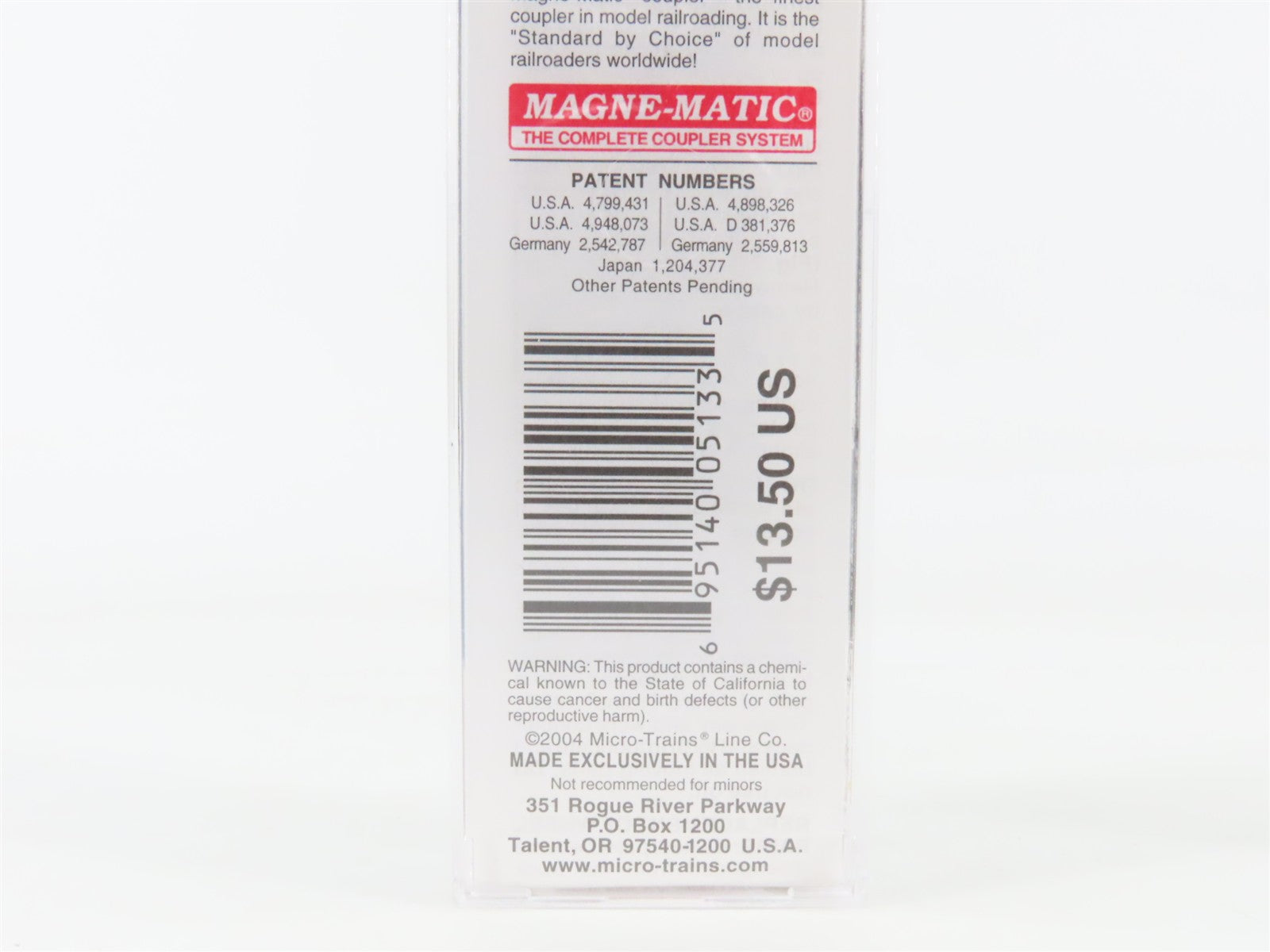 N Scale Micro-Trains MTL 20140 BM Boston & Maine 40' Box Car 74409