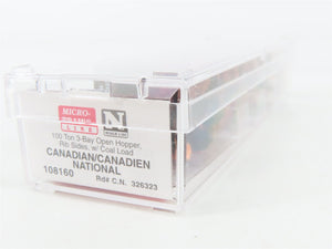 N Scale Micro-Trains MTL 108160 CN Canadian National 3-Bay Open Hopper 326323